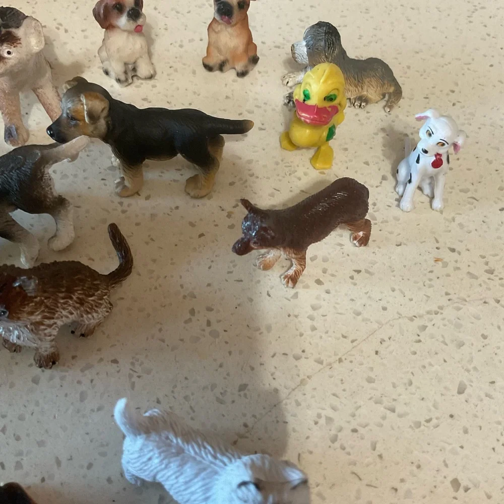 Assorted Small Pet Figurines Set